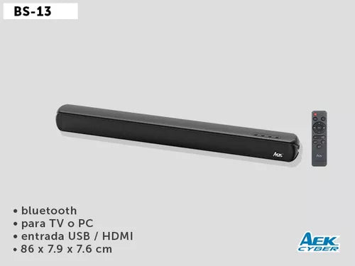 barra de sonido para tv bs13 AEK