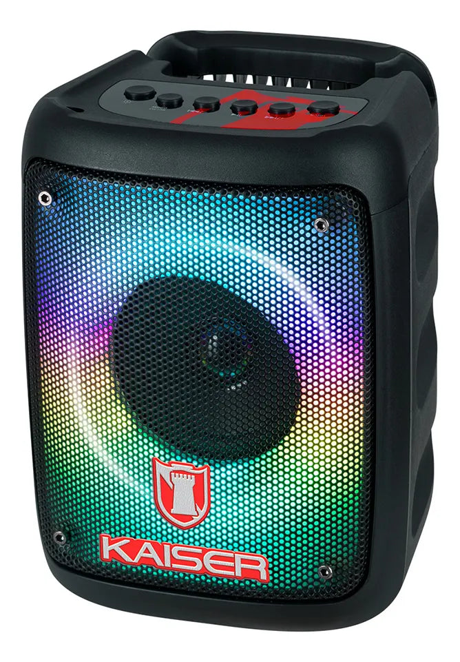 Bocina Kaiser 3 pulgadas con luz led RGB