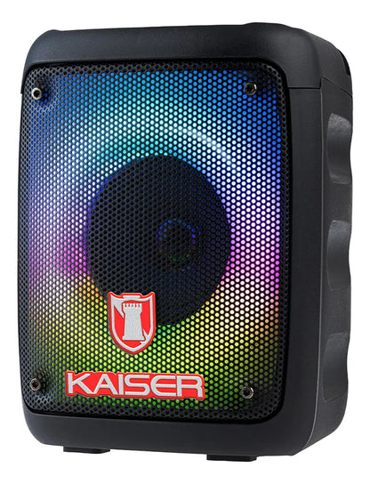 Bocina Kaiser 3 pulgadas con luz led RGB